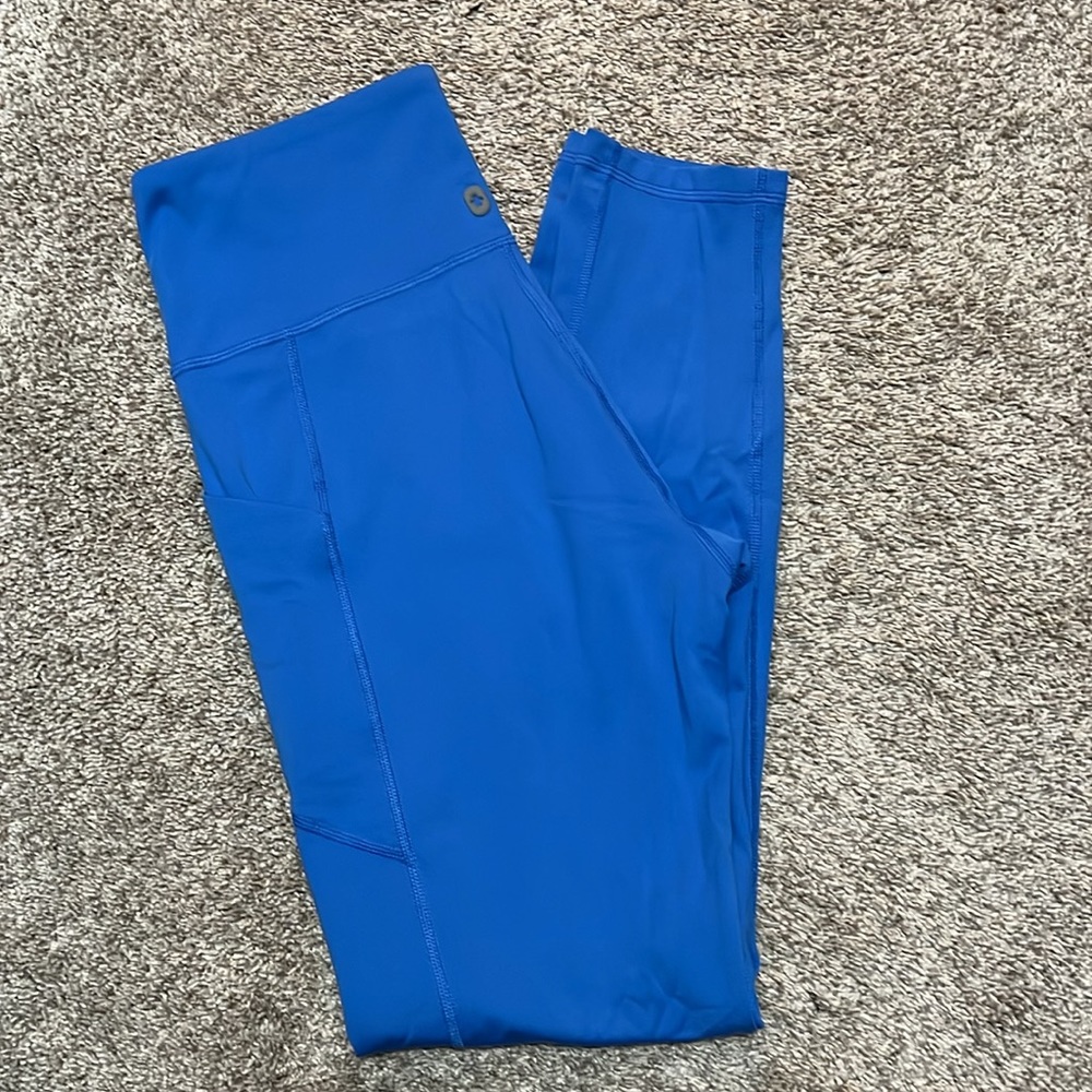 Figs Underscrub leggings Capri Blue Size M - Picture 5 of 10